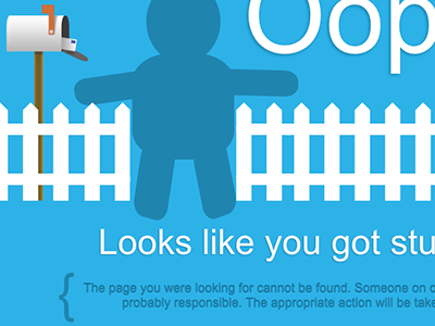 404 page 404 error illustration mailbox