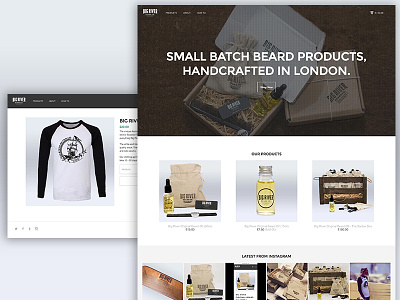 Big River Online Store beard beards big river clothing ecommerce fashion mens oil shop website