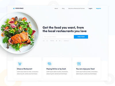 Food delivery web