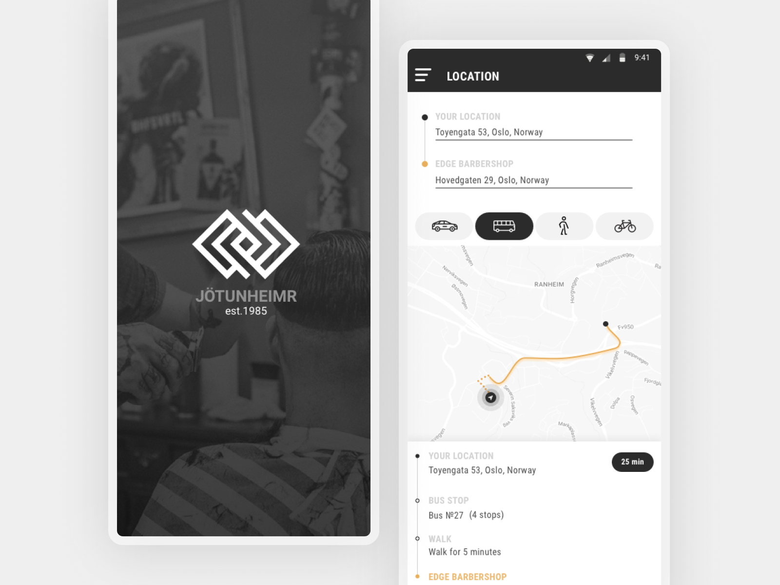 Barber Booking App by DB2 Limited on Dribbble