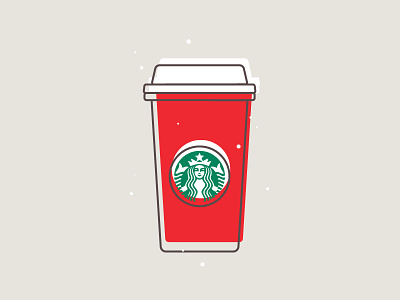 Starbucks Holiday Cup 2/100 christmas holiday icon starbucks