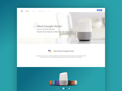 Google Home google home landing page landing page web design web landing page website design