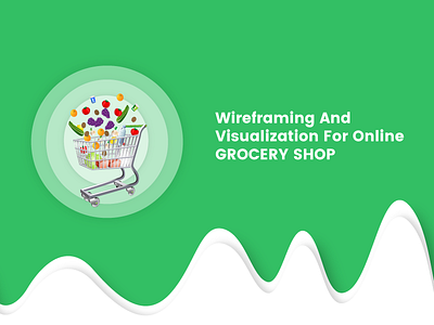 Grocery Shop wireframe