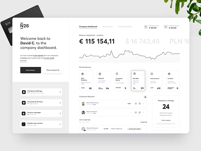 N26 Dashboard Concept UX UI