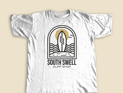 South swell graphic design illustration tshirt typography