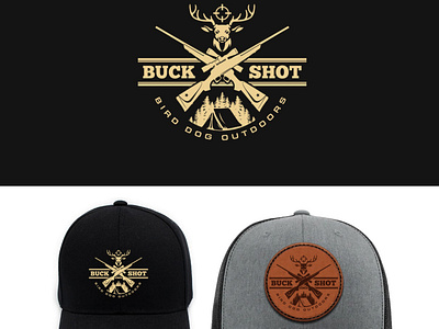 Buck Shot hat patch and print