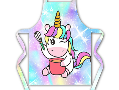 Cute unicorn chibi clothing design graphic design illustration tshirt
