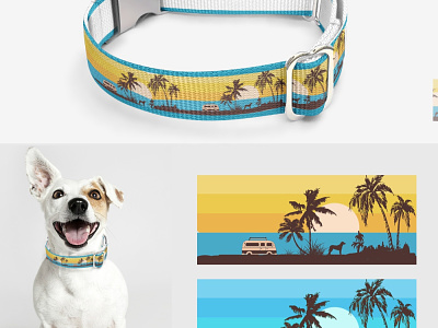 Dog collar outdoor graphic design illustration