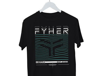 Fyer design graphic design tshirt typography