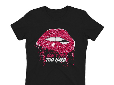 Glitter Lip tshirt design