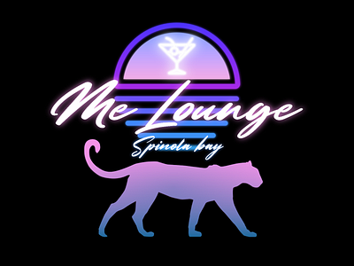 Me Lounge Spinola Bay (logo) 80s alcohol bar lounge music retro