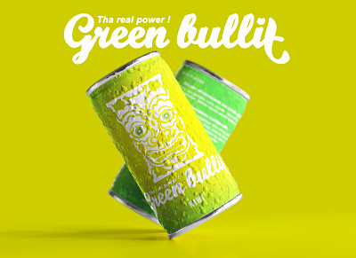 Green Bullit (packaging) australia energy drink maori new zealand packaging