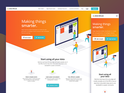 Edge Impulse - Landing Page