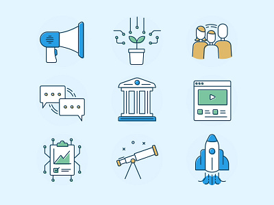 Hackster Filled Icons