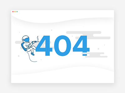 Bummer, we couldn't find that page 404 astronaut design error illustration illustrator space spaceman ui ux