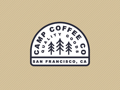 Camp Coffee Patch brand outdoor patch
