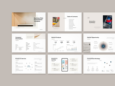 Business Plan Google Presentation #4 app branding design graphic design illustration logo typography ui ux vector