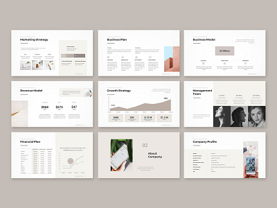 Business Plan Google Presentation #5 app branding design graphic design illustration logo typography ui ux vector