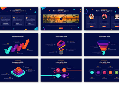 Modern Dark Presentation Template #4 by RambooStucks on Dribbble