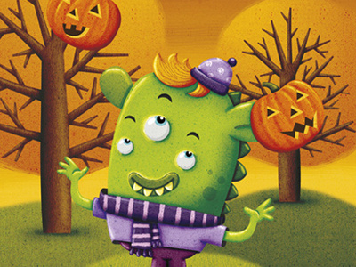 Halloween 2014 autumn halloween monster pumpkins