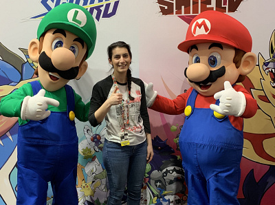 Luigi, Justina and Mario freakandgeek
