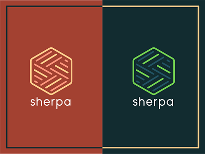 Sherpa - Travel startup logo suitcase travel travel app