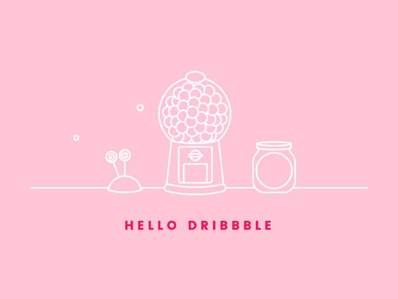 Hello dribbble candy candy dispenser debuts dispenser lollipop sparkles