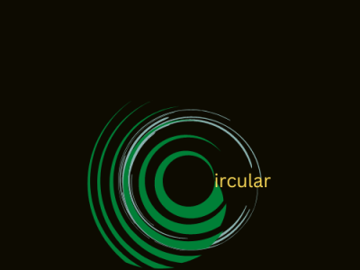 Circular branding graphic design logo