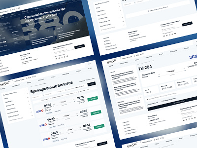 Boryspil Airport - concept redesign website