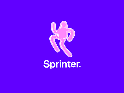 Sprinter 2019 2019 trend agency animation app art branding clean design flat icon identity illustration illustrator lettering logo sprinter type typography vector