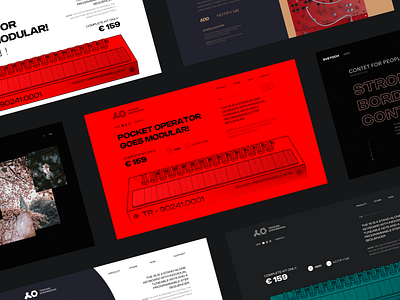 Teenage Engineering 2019 2019 trend design minimal sketch sprinter typography ui ux web