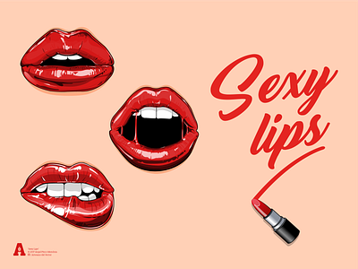 Sexy Lips design draw illustration labios lips sexy vector