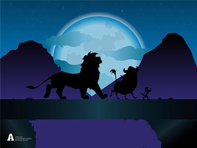 El Rey León disney draw el rey leon illustration movie pelicula the lion king vector