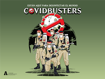 Covid 19 covid19 design draw ghostbusters illustration pandemia salud vector