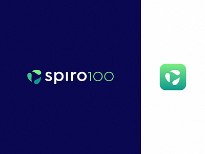 Spiro100 Branding active aging app icon branding fitness icon logo wellness