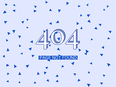 404 - daily ui 404 blue confetti dailyui design ui