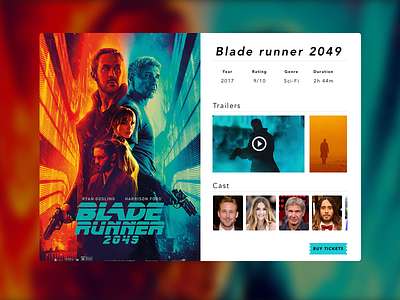Movieapp concept app bladerunner cinema design movie ui ux