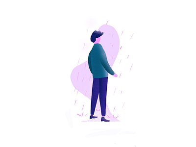 🌧 by Mats Vassli on Dribbble