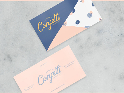 The House of Confetti Branding brand identity branding conceptual design layout logo pattern