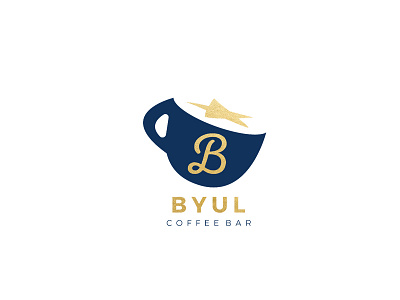 Byul Coffee Bar brand identity branding byul cafe coffee logo