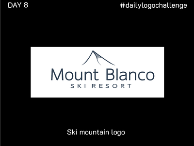 Ski mountain logo branding dailylogo dailylogochallenge design graphic design illustration logo