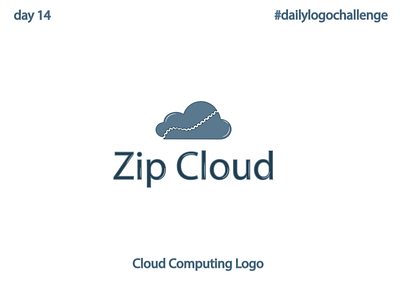 Zip Cloud branding cloud dailylogo dailylogochallenge design graphic design illustration logo zip zip cloud