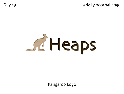 Kangaroo Logo branding dailylogo dailylogochallenge design graphic design illustration kangaroo logo