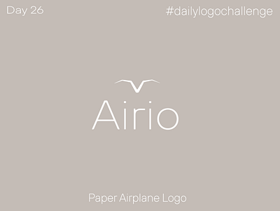 Paper Airplane Logo branding dailylogo dailylogochallenge design graphic design illustration logo paper airplane