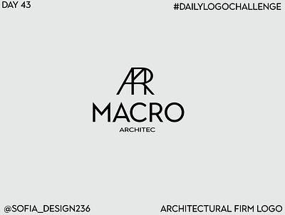 Architectural Firm Logo architectural firm branding dailylogo dailylogochallenge design firm firmlogo graphic design illustration logo