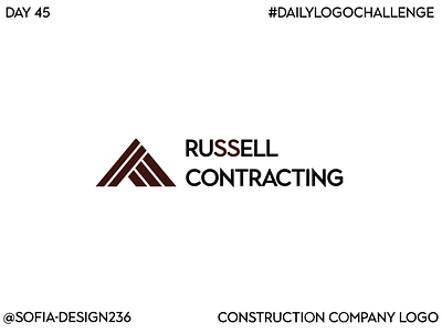 Construction Company Logo branding construction company dailylogo dailylogochallenge design graphic design illustration logo