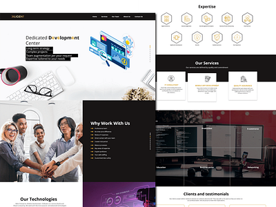 UI/UX of Diligent Technology Website app design graphic design illustration ui website