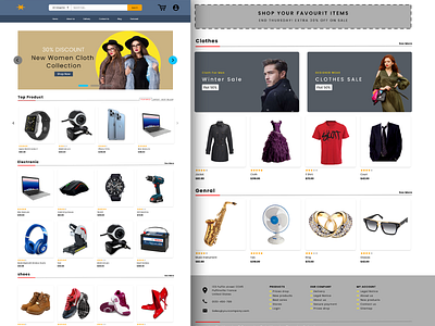 Ui Of E-Commerece Website