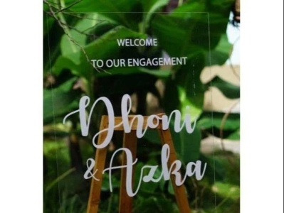 Welcome board decoration engagement wedding welcome board