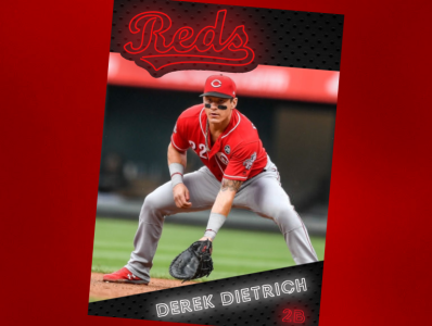 Custom Baseball Card 5 baseball baseball card baseball cards card cincinnati dietrich reds